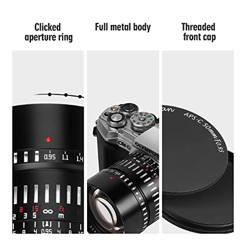 Objetivo TTARTISAN F0.95 50mm para Sony E-Mount APS-C - Fernando Cortés
