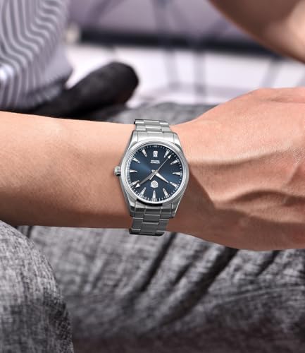 Image of RollsTimi Men's Watch Premium Stainless Steel Automatic Watch with Japanese NH35 Movt, Sapphire Crystal Glass, 38.6mm Case, Luxury Analog Waterproof Wristwatch for Men