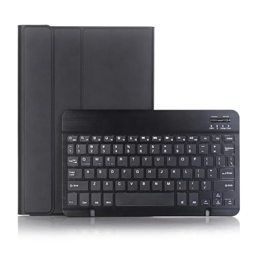 Clavier détachable étui cuir noir iPad Air 11 pouces 2024