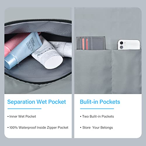 Beach Bags For Women, Large Beach Tote Bag With Zipper Beach Bag Waterproof Sandproof For Pool Gym Travel #TOP4