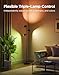 Govee Tree Floor Lamp Compatible with Matter, 3 Rotatable Lights with LuminBlend Technology, Standing Lamp with 64 Dynamic Scenes, Music Sync, Ideal Floor Lamp for Bedroom, Living Room, Reading Room