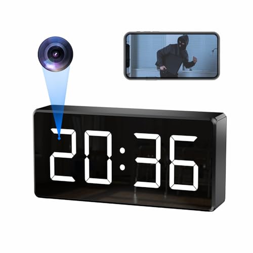 DateNexa 4K Reloj Mini Camara Espia Oculta vigilancia WiFi Interior - Black