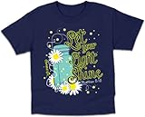 Cherished Girl Kids Lightning Bug T-Shirt - Navy - Large