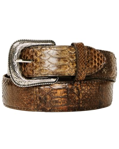 Cody James Men's Exotic Python Belly Belt - CJAHO24BT25-PYTH 36