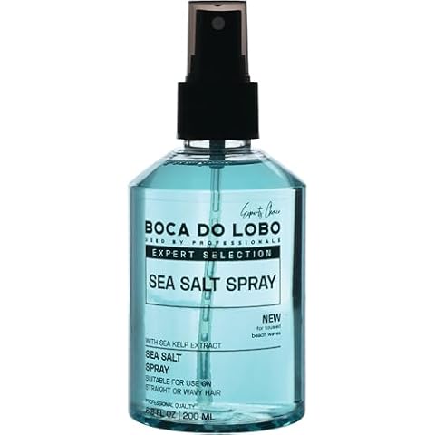 BOCA DO LOBO Sea Salt Spray for Men and Women | Curls Enhancer for Instant Volume, Thickness, and Beach Waves | Suitable for Curly, Wavy, and Straight Hair | Light Hold, No Shine | 6.8 oz bottle Cover