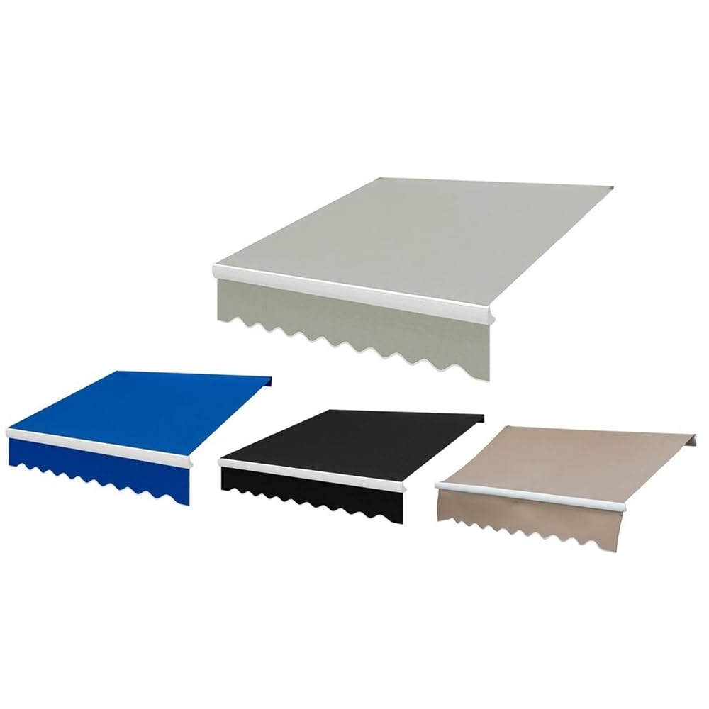Auvent rétractable manuel 3,65 m pour bloquer les UV sur le patio