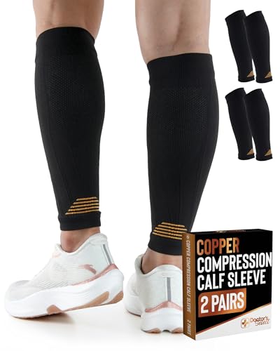 Doctor's Select 2 Pairs Copper Calf Compression Sleeve - Compression