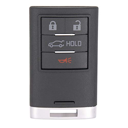 Keyless2Go Replacement for 4 Button Proximity Smart Key for Cadillac