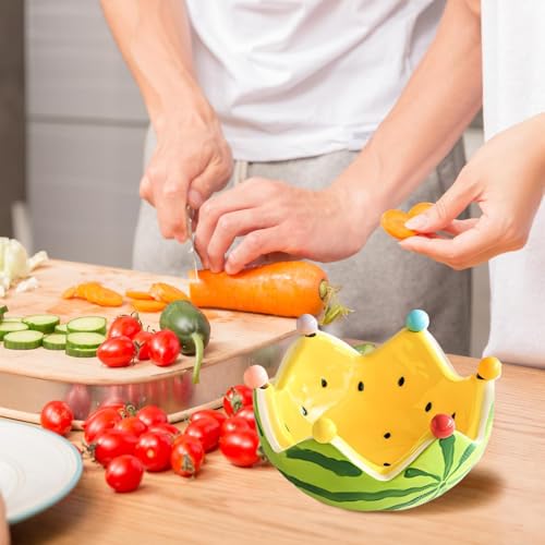 Bol pastèque de décoration avec fourchettes inox idée cadeau mariage originale - 8