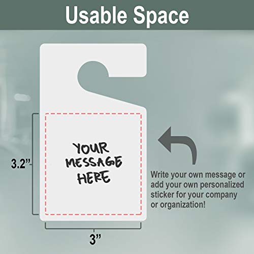 Mess Large Thick Parking Pass Hangtags - Parking Permit Hang Tag - Car Parking Tags For Parking Lot - Hanging Parking Permit - Permanent Or Temporary Car Tags For Rear View Mirror 3X5" (10) #TOP4