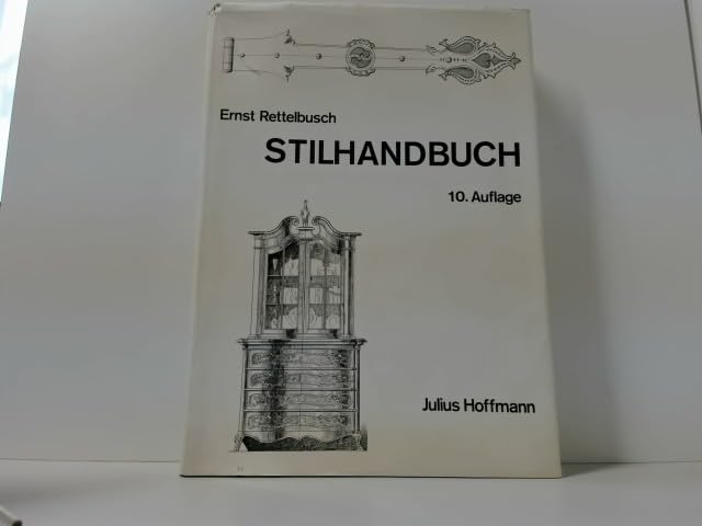 Stilhandbuch. Ornamentik, Möbel, Innenausbau - Von den ältesten Zeiten bis zum Jugendstil , mit 1483 Zeichnungen auf 298 Tafeln. 13. Auflage.