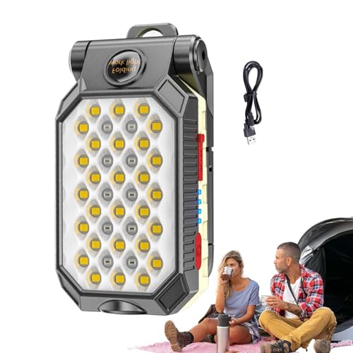 Lampe de poche LED pour camping, pêche et exploration nocturne en plein air