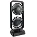 Battery Operated Fan, Portable Fan, USB Desk Fan, 7 Inch Rechargeable Fans, 18650 Battery Fan with 5000mAh Power Bank Function and LED Light, 5-17 Working Hours, 3 Speeds, Quiet Fans For Hurricane