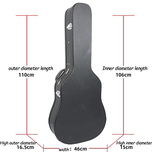 Housses pour guitare,Etui Rigide pour Guitare Acoustique Rembourrage Epais d’env 2cm Coffret de Rangement à L’intérieur… - Les Beatles, Paul McCartney, John Lennon, RIngo Starr, George Harrison Housses pour guitare,Etui Rigide pour Guitare Acoustique Rembourrage Epais d'env 2cm Coffret de Rangement à L'intérieur… – Image 3