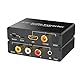 Multifunktions-ARC-Audio-Extraktor, HDMI ARC, Glasfaser, Koaxiale 3-Eingangsmethoden-Schaltfunktion, 3.55mm Stereo-Kopfhörer-Anschluss Ausgestattet Hochleistungs-Audio-Verstärker