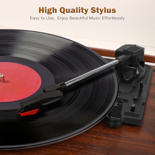 Plattenspieler, Bluetooth Schallplattenspieler Vinyl Plattenspieler Turntable und Digital Encoder...