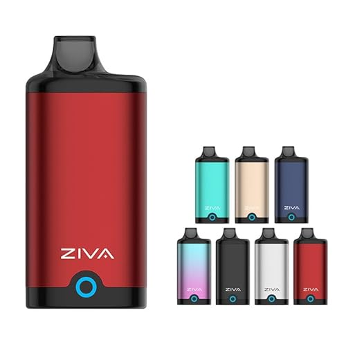 Yocan Ziva Vaporizer Battery 650mAh [L W[@ XeX obe[ F|CU[ bh 510Xbh 510Ki dq^oR (Red)