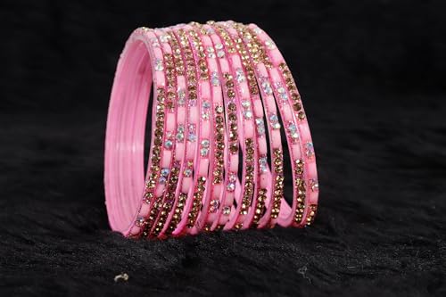Stylish Glass Bangle Set for Daily Use - Plain Fashionable Bangles