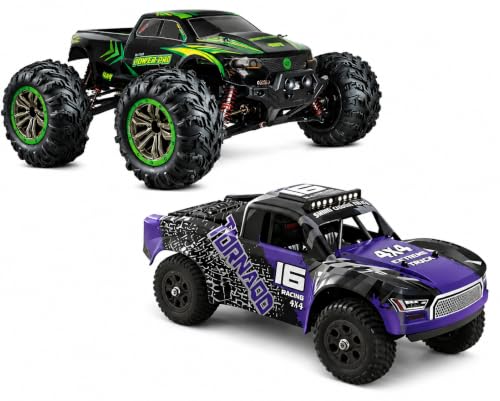 X-TMAGA Remote Control RC Cars 1:16 Monster Truck Toys Cars for Adult & Boys, 4WD Off-Road,...
