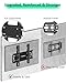 Alrhipvm Fixed TV Wall Mount for 14-43 Inches Flat Screen TVs, Low Profile TV Mount Bracket Hold Up 55lbs, Wall Mount TV Bracket Flush Mount Space Saving, Max VESA 200x200mm, Black, AMFS8