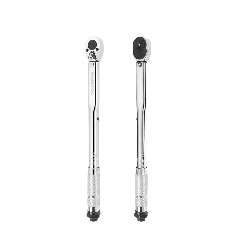 MMHHHG Torque Wrenches, 3/8'' Square Drive Torque Wrench 5-100 Ft-lb 24-Tooth Two-Way Precise Ratchet Wrench Repair Spanner Key