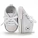 KKIIDDSS Unisex Baby Girls Boys Canvas High-top Shoes, Newborn Infant Anti-Slip Soft Sole Frist Walking Sneakers (A01/White,6-12 Months