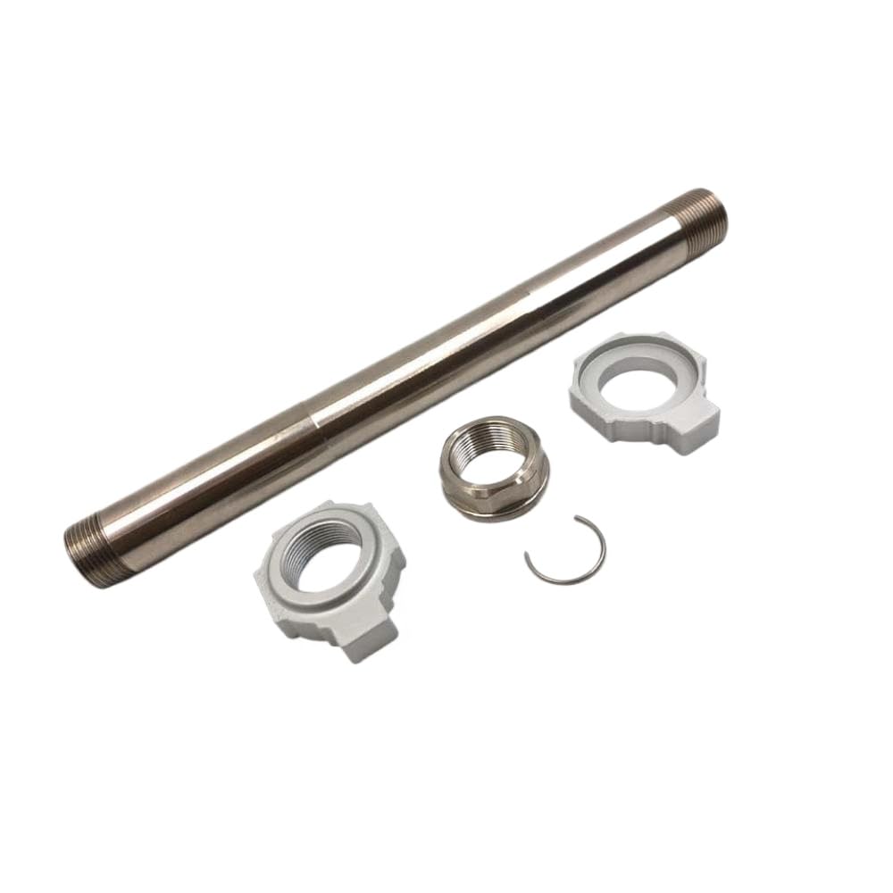 Eje de motocicleta compatible con XCF350 y EX250F con kit de tuerca trasera 7