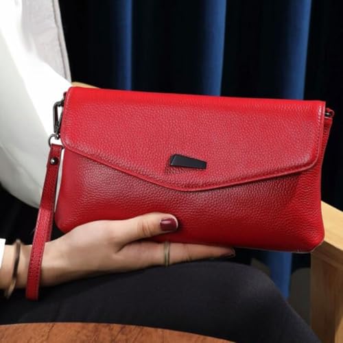 Women's Money Clips, Genuine Leather Wallets, Purses for Women Wedding, Evening Handbags, Card Cases, Shoulder Bags (Blue)4