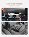 VEVOR Hunde Autobarriere einstellbare Trennwand Hundegitter (968 x 405 mm) Autoschutzgitter für die Rücksitze, Haustierbarriere aus Drahtgeflecht, universell passende Autobarriere für SUVs Lkws
