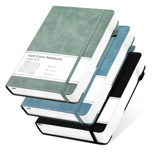 Journal à doublure épaisse et carnet cuir A5 au fini artisanal haut de gamme