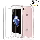 ♥️ Lo que recibes: 2x Vidrio Templado + 1x Funda dura para iPhone 7 / iPhone 8.