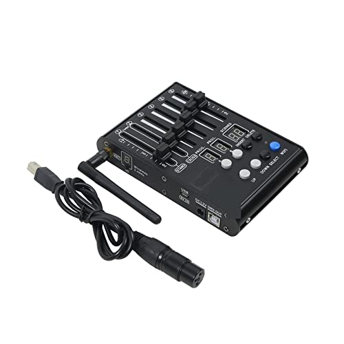 mezclador profesional Mini inalámbrico DMX Controlador DJ Iluminación de la etapa del equipo 54ch...
