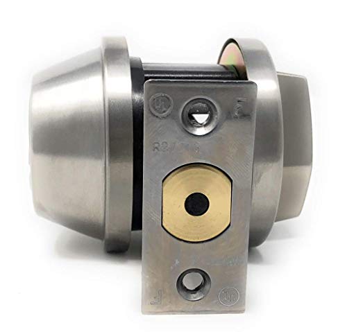 Mul-T-Lock Cronus High Security Grade 2 Single Cylinder Dead-Bolt w/Thumb Turn 2-3/8 or 2-3/4 Adjustable Backset for Commercial and Residential Metal Or Wood Doors (Stainless Steel) - Thumbnail 2