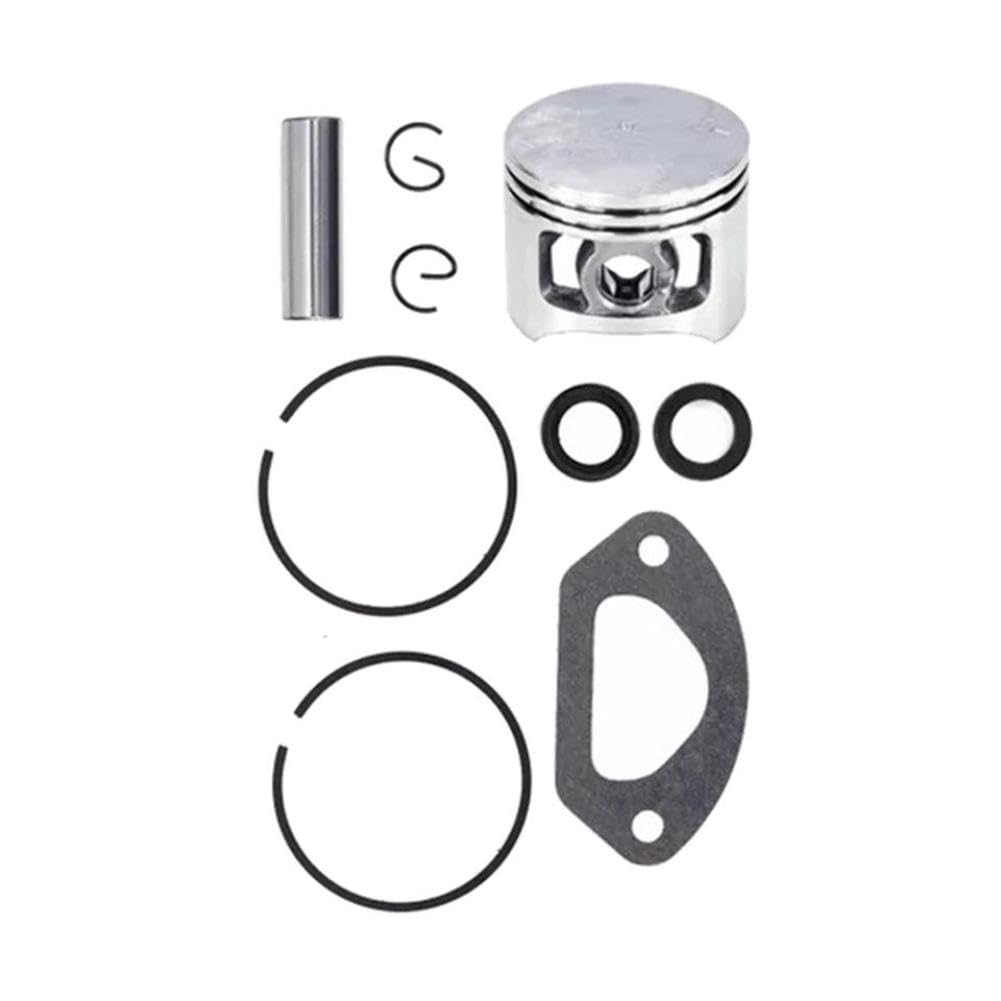 Conjunto de junta de pistón de cilindro, Kit reconstruido de motor de motosierra 5800 de 58Cc, Compatible con motores de motosierra de 58Cc