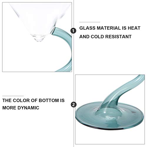 Hemoton Cálice De Vidro Mini De Sobremesa De Pudim De Vidro De Coquetel Xícaras De Parfait Taça De V