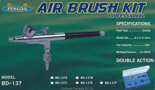Double-Action Airbrush Fengda BD-137 with Nozzle 0,3 mm