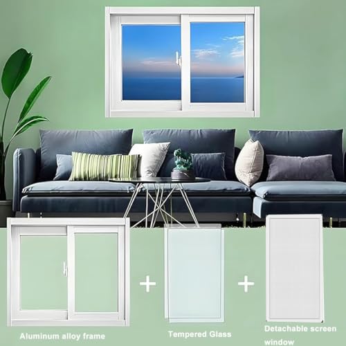Ventana de aluminio con panel de vidrio insonorizado para aislar casetas 5