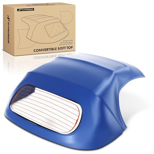 A-Premium Blue Convertible Soft Top Compatible with BMW Z4 2003-2008, with Glass Window