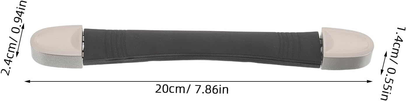 2pcs Luggage Grip Handle: Plastic Pull Handle Carrying Grip, 7.9" Long - Replacement for Luggage Suitcase Box Repair Accessories image 4