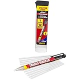 Markal 96130 Trades Marker (1 Holder, 12 Refills), White