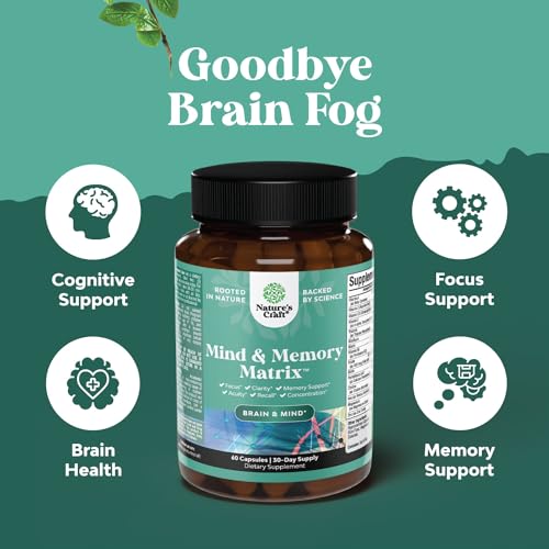 Natures Craft LE Ment For Memory And Focus - Nootropics Brain Support Supplement thumb #2