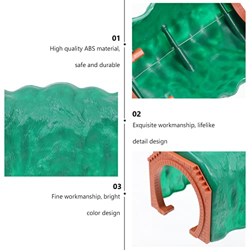 POPETPOP Speelgoedtrein Tunnel Plastic Spoorlijn Station Landschap Grot Kinderen Educatief Speelgoed Trein Speelgoed… - Image 8