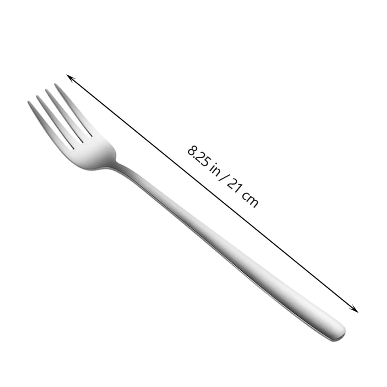 KICHOUSE Elegant Stainless Steel Fork Set 304 Grade Multi-purpose Fork for Appetizers Pastries Fruits