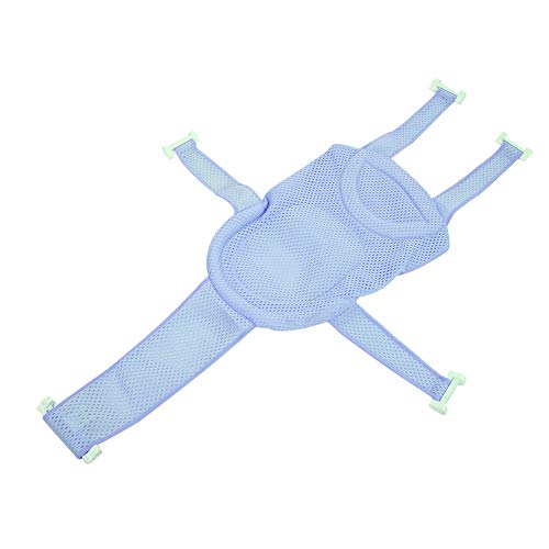Yencoly Anéis de suporte para assento de banho de bebê com design ajustável para banheira (azul clar