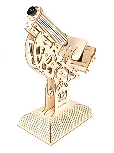 Wise Elk Microscope Wooden Mechanical 3D Puzzle
