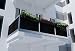 Produktbild Polyrattan Sichtschutzmatte in Rattan-Optik PVC Sichtschutz Matte Sichtschutzzaun Balkongeländer Sichtschutzwand Balkonsichtschutz Balkon Zaun Windschutz Poolumrandung Zaun (300x100cm, Schwarz)