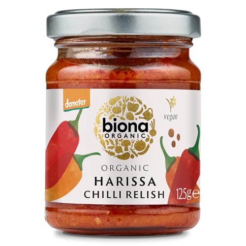 Biona Organic Harissa Chilli Relish, 125g