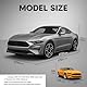 Mustang Autoabdeckung, für Mustang (1965-1973/1994-2023), 420D Oxford-Gewebe, UV-beständig und 100% Wasserdicht, Auto Abdeckplane, Car Cover, Autoabdeckung Outdoor, Mustang Car Cover