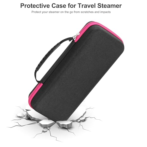 Travel Steamer Case Compatible with Jack & Rose/for DRFLASH/for OGHom 110V-240V Garment Steamers, Handheld Steamer Carrying Bag Organizer for Iron Accessories Black(Case Only, Steamer Not Included) by Phypia - Image 4