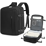 Lossga for Easyjet Cabin Bag 45x36x20,Carry On Bag New Easyjet 45x36x20 Underseat Cabin Bag Travel Backpack Cabin Size Luggage for Airplanes 30L Hand Luggage Rucksack with Hidden Anti-Theft Bag